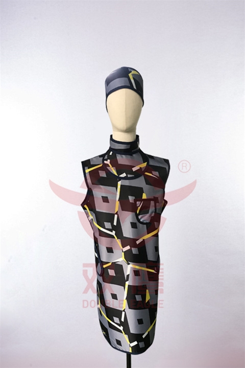 新花色中國風(fēng)射線防護(hù)服石榴花B-22